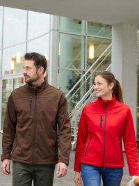 Softshell Jacke Braun