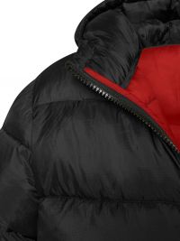 Winterjacke Herren in schwarz-rot