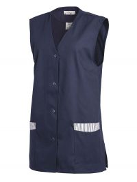 Kasack Schürze Blau