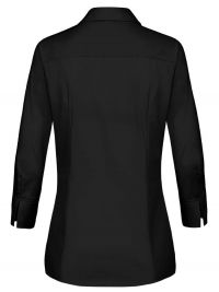 Damen Bluse 3/4 Arm Schwarz