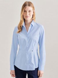 Seidensticker Damen Bluse Hellblau