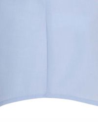 Hellblaue Bluse Kurzarm für Damen von Seidensticker aus Baumwolle mit Kent-Kragen und Perlmuttknöpfen