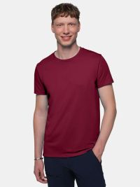 T-Shirt Herren Weinrot