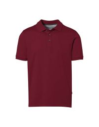 Weinrotes Poloshirt Herren