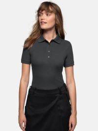 Polo Shirt Damen Schwarzgrau