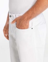 Weiße Herren Jeans
