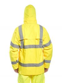 Rain jacket high visibility
