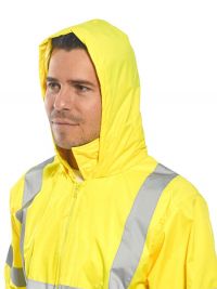 Rain jacket high visibility