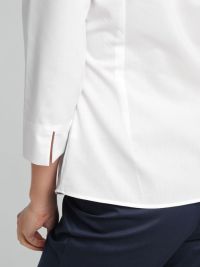 Damenbluse 3/4-Arm in Weiß