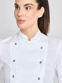 Damen Kochjacke Weiß