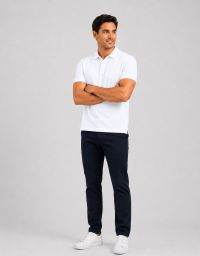 Polohemd Herren Weiß