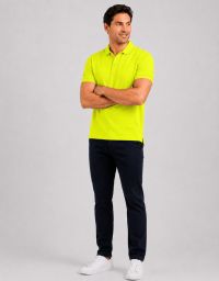 Polohemd Herren in Gelb