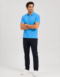 Polohemd Herren Blau