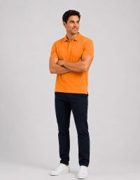 Polohemd Herren in Orange