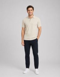 Polohemd Herren Beige