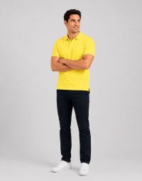 Polohemd Herren in Gelb