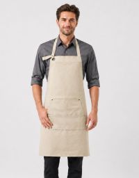 Baumwoll Latzschürzen mit Taschen