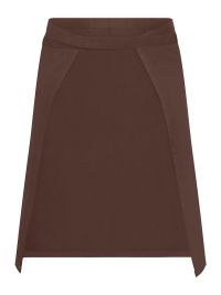 Kurze Bistroschürze Braun