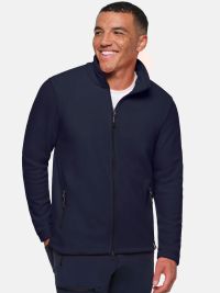 Leichte Fleecejacke Herren Dunkelblau