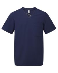 Stretch Kasack Herren Dunkelblau