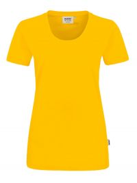 Gelbes Rundhals Damen T-Shirt