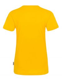 Gelbes Rundhals Damen T-Shirt