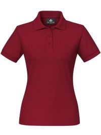 Poloshirt Damen Bordeaux – tailliertes Piqué, pflegeleicht & formstabil