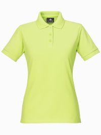 Poloshirt Damen Apfelgrün – tailliertes Piqué, XS–5XL, 60 °C, pflegeleicht & formstabil