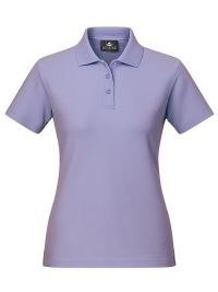 Poloshirt Damen Flieder – tailliertes Piqué, XS–5XL, pflegeleicht & formstabil