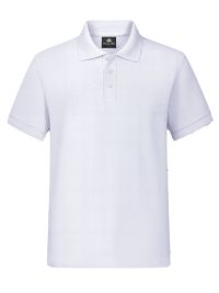 Poloshirt Herren Weiß – klassisches Piqué Polo für Beruf, Service und Freizeit