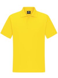 Poloshirt Herren Gelb – atmungsaktives Piqué Polo mit Knopfleiste für Arbeit und Freizeit