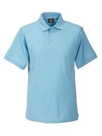 Türkises Herren Poloshirt mit Polokragen, Knopfleiste und Rippstrickbündchen, ideal für Beruf und Freizeit