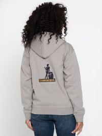 Hellblaue Unisex Kapuzenjacke mit Reißverschluss – modern, pflegeleicht & ideal für Arbeit & Freizeit