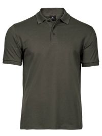 Poloshirt Herren Stretch Schwarz