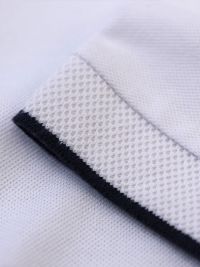 Polo mit Stehkragen in Schwarz für Damen, tailliert, 8 Farben, Größen XS bis 2XL