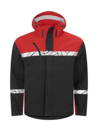 Warnschutz Softshelljacke für Herren