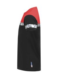 Warnschutz T-Shirt mit reflektierenden Einsätzen und sportlichem Schnitt