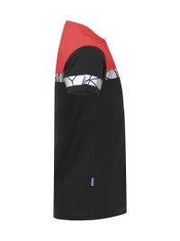 Warnschutz T-Shirt mit reflektierenden Einsätzen und sportlichem Schnitt