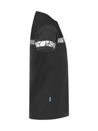 Graues Herren-T-Shirt mit reflektierenden Einsätzen und klassischem Schnitt