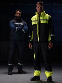 Warnschutz Westen Herren mit reflektierenden Einsätzen und praktischen Taschen