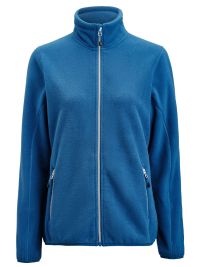 dünne Fleecejacke für Damen in blau