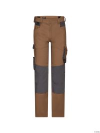 Arbeitshose Herren Dynax Next braun mit Stretch und Kniepolstertaschen