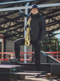 Arbeitshose Herren Dynax Next anthrazit/schwarz mit Stretch und Kniepolstertaschen