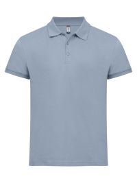 Günstige Poloshirts Baumwolle soft blue