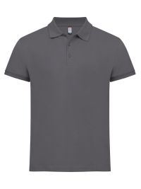 Günstige Poloshirts Baumwolle metal grey
