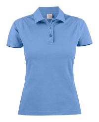 Poloshirt Damen Himmelblau