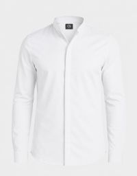 Herren Kochjacke Astoria weiß mit Jersey-Rücken und modernem Schnitt