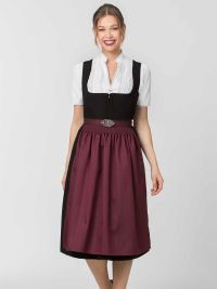 Dirndlschürze Damen - Adelaide bordeaux