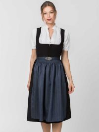 Dirndlschürze Damen - Adelaide dunkelblau