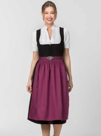Dirndlschürze Damen - Adelaide fuchsia